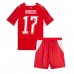 Švýcarsko Ruben Vargas #17 Dětské Oblečení Domácí Dres MS 2026 Krátkým Rukávem (+ trenýrky) Švýcarsko Ruben Vargas #17 Dětské Oblečení Domácí Dres MS 2026 Krátkým Rukávem (+ trenýrky)